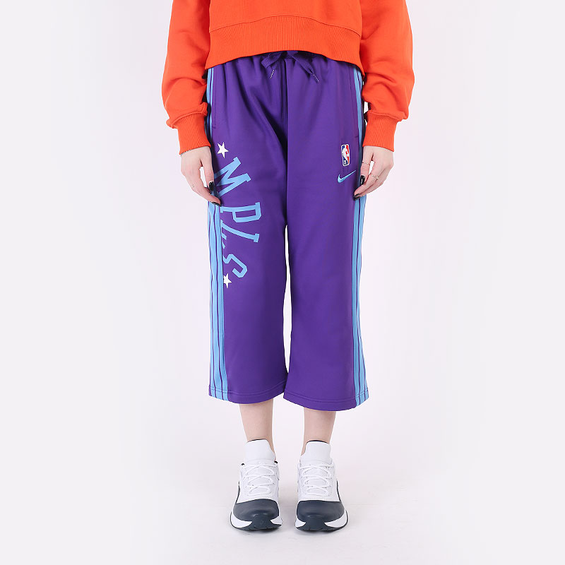 женские фиолетовые брюки Nike Los Angeles Lakers Courtside NBA Fleece Pant DB2162-504 - цена, описание, фото 4